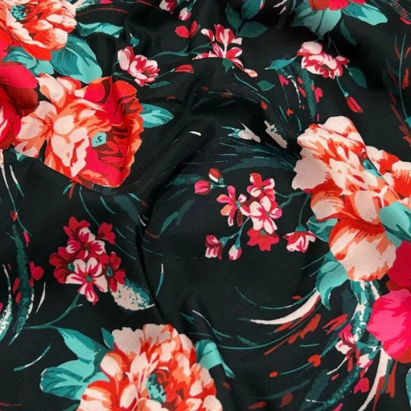 Printed Raw Silk - 3 Meter