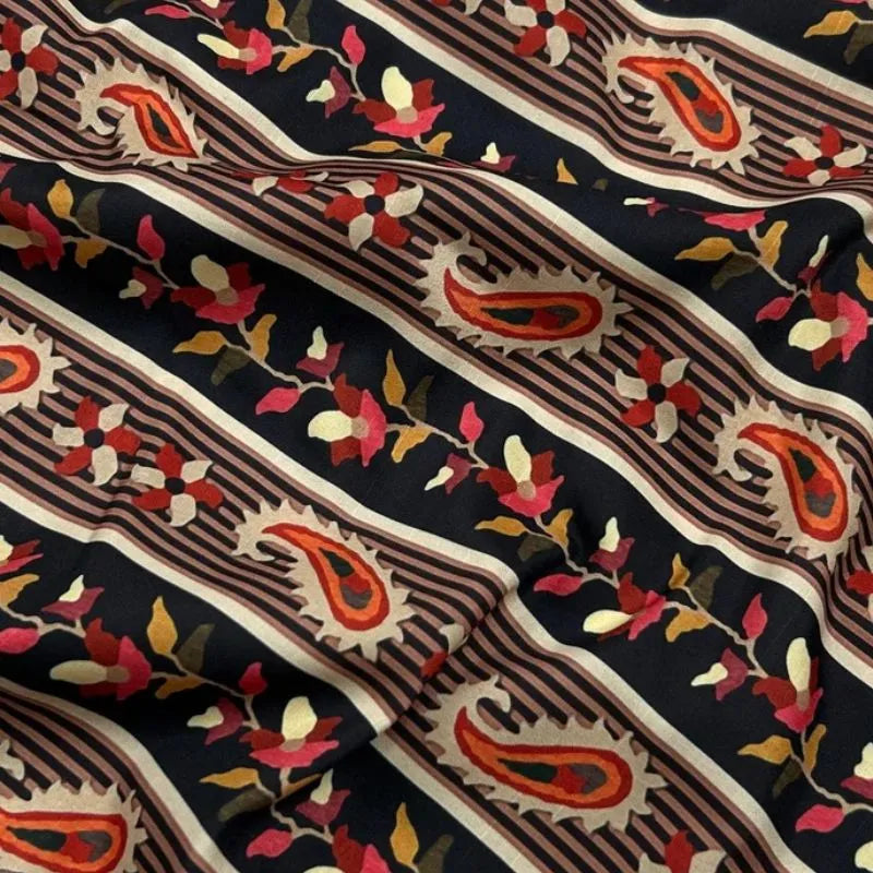 Printed Raw Silk - 3 Meter