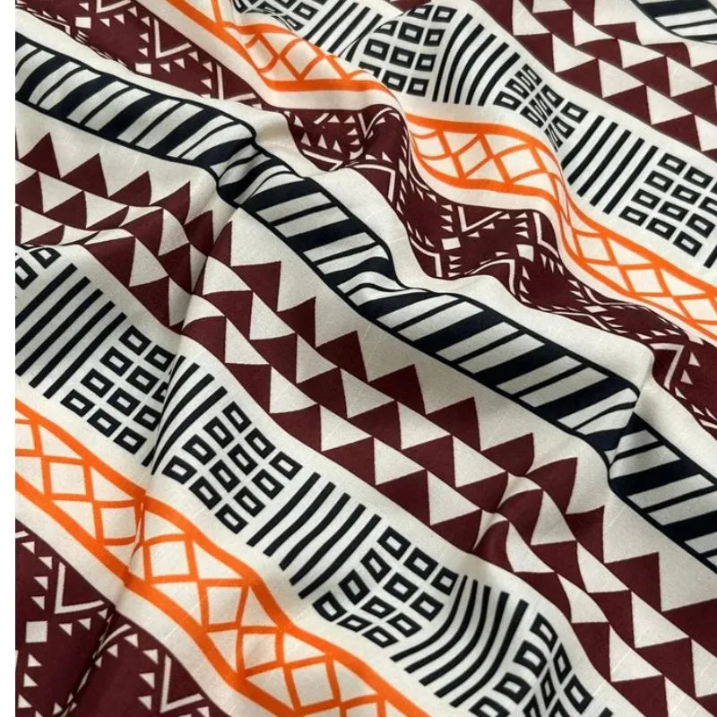 Printed Raw Silk - 3 Meter